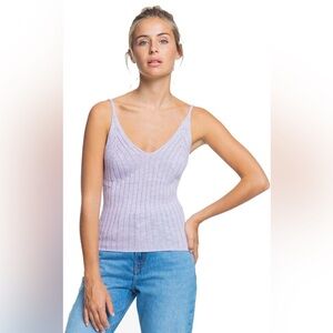 Roxy Moon Bird Ribbed V-Neck Camisole